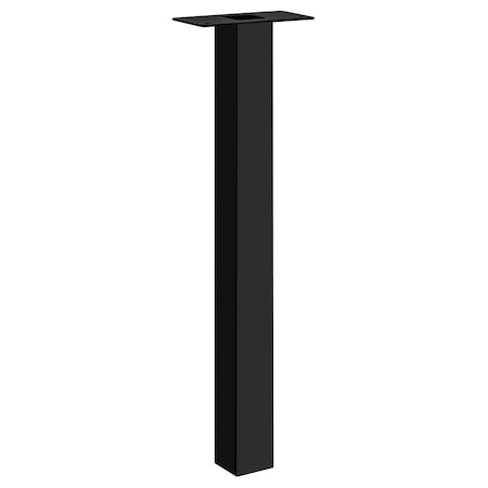 Architectural Mailboxes Standard In-Ground Galvanized Steel Mailbox Post, Compatibility Code H, K, 5105B, Black 5105B